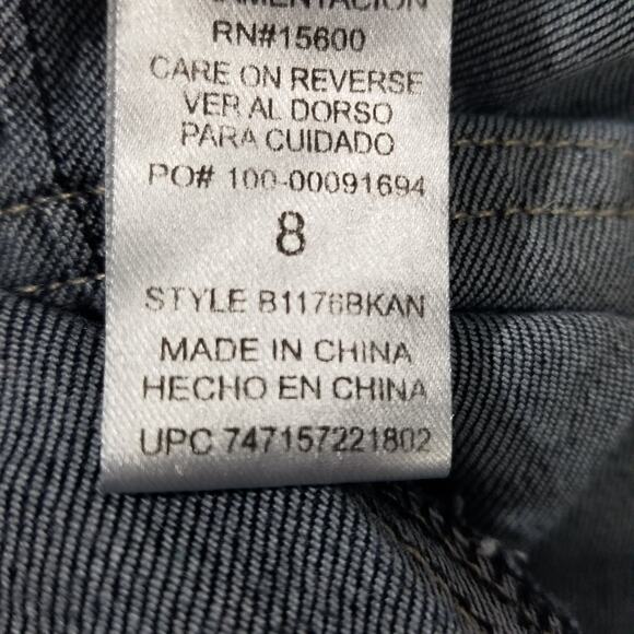 Democracy Jeans Womens 8 Blue Skinny Ab Solution Stretch Dark Indigo B1176KAN - Picture 8 of 12